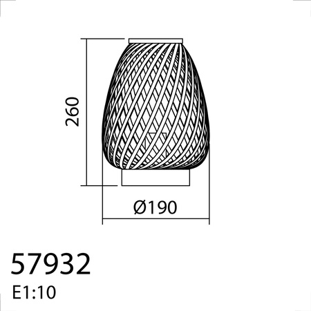 Lampa stołowa KABAS naturalny ø19cm 1xE27