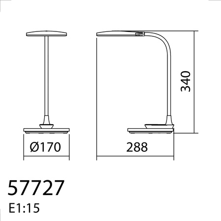 Lampa stołowa ANNA czarny 10W CCT 2700-6000K ściemnianie