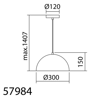 Lampa wisząca GOKO koralowy Ø30cm 1xE27
