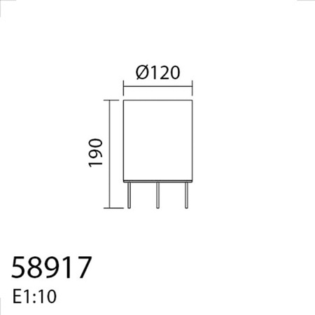 Lampa stołowa ATILA XS naturalny Ø12 1xE27