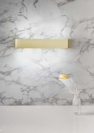 Lampa ścienna WENDY mosiądz mat LED 2x7W 3000K