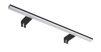 Lampa łazienkowa TIWALL KIT (uchwyt lustro/ściana/szafka) czarny mat LED 20W 750mm 4000K IP44