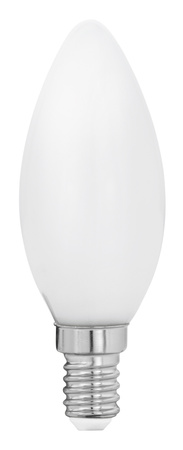 Żarówka LED C35 E14 6W 4000K filament mleczna