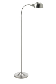 Lampa podłogowa PEP chrom matowy 1xE27 giętka