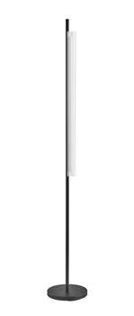 Lampa podłogowa OSLO czarny mat LED 20W 3000K szkło transparentne, ściemnialna