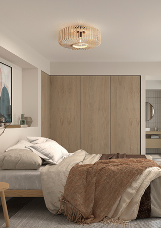 Lampa sufitowa VARILLA naturalny E27