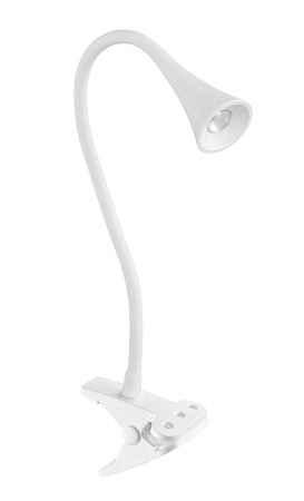 Lampa stołowa CALA CLIP biały LED 3.5W 4000K ruchoma z uchwytem do blatu
