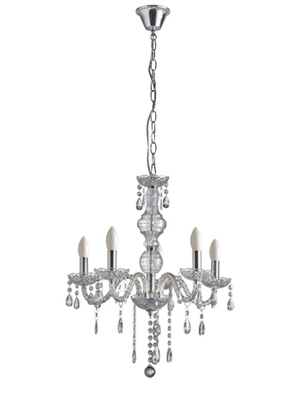 Lampa wisząca DIAMOND 5xE14 akryl transparentny
