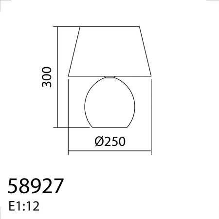 Lampa stołowa NAIROBI bambus naturalny E27 abażur biały