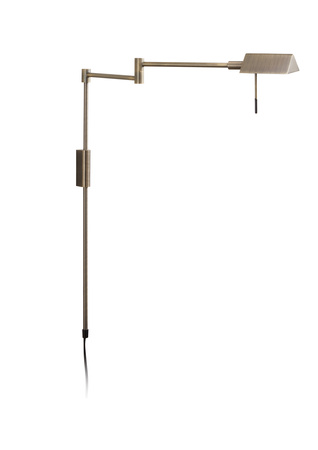 Lampa ścienna LITE brąz LED 8W 3000K CRI90 ściemnianie dotykowe, wtyczka