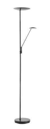 Lampa podłogowa DAPHNE czarny LED 33W+8W CCT 2700-4000K