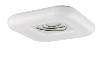 Lampa sufitowa NIKA  biały LED 50W 48x48cm CCT 3000-5700K, pilot, timer, tryb nocny, ściemnianie