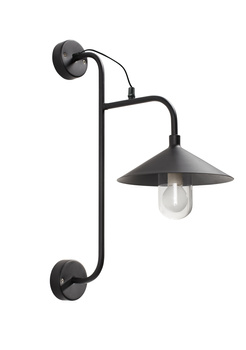 Lampa ścienna GRIFE 1xE14 czarny