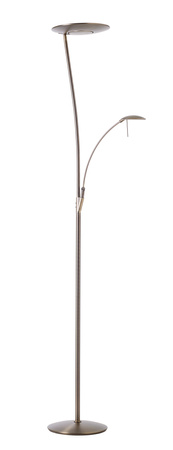 Lampa podłogowa ZENIT brąz LED 30W+10W+7W 3000K ściemnialna