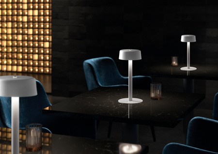 Lampa stołowa CHIARA czarny 5W CCT zmienna barwa, ściemnianie, akumulatorowa przenośna