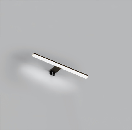 Lampa łazienkowa TIWALL KIT (uchwyt lustro/ściana/szafka) czarny mat LED 12W 450mm 3000K IP44