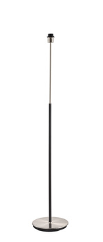 Lampa podłogowa JULIETTE chrom matowy, czarny mat 1xE27 (abażur zamawiany osobno)