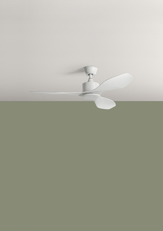 Wentylator RIGA WO biały Ø120 DC 32W 3A, pilot