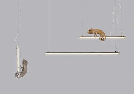 Lampa wisząca OSLO mosiądz mat LED 16W 3000K szkło transparentne, ściemnialna