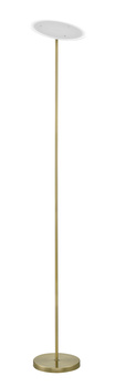 Lampa podłogowa KATI S LED 20W 3000K mosiądz antyczny, ruchoma, wysokość 180cm