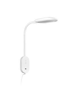 Lampa ścienna ROBIN biały 10W 540lm CCT zmienna barwa, ściemniacz 3 stopniowy, ładowarka USB