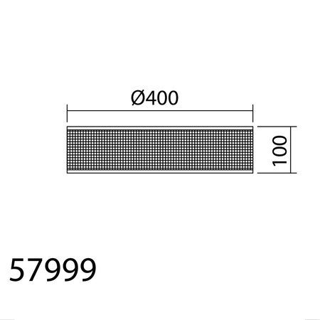 Lampa sufitowa OLGA szary Ø40 3xE27 abażur z tkaniny