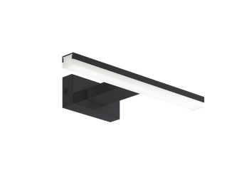 Lampa łazienkowa TIWALL czarny mat LED 8W 300mm 4000K IP44