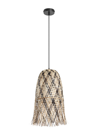 Lampa wisząca MALI naturalny, czarny ø25cm 1xE27