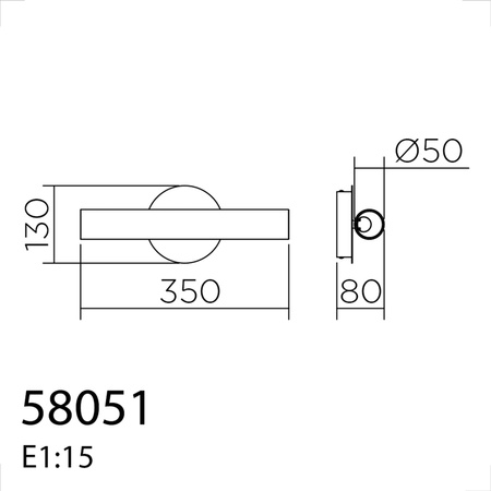 Lampa ścienna OSLO nikiel mat LED 8W 3000K szkło transparentne, ściemnialna