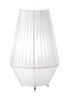 Lampa stołowa SILK szary, chrom 1xE27