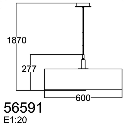 Lampa wisząca DISCO 60 ciemny brązowy 4xE27