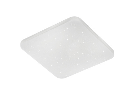 Plafon LIPSA, LED 24W 4000K 33x33cm biały z gwiazdami