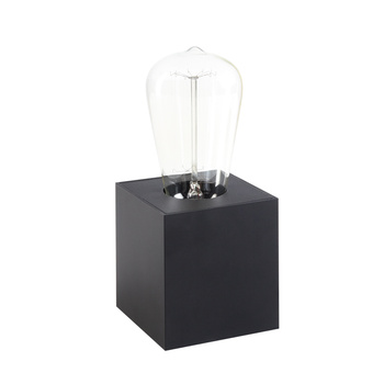 Lampa stołowa  CUBIK czarny E27