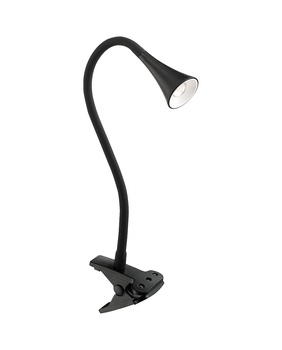 Lampa stołowa CALA CLIP czarny LED 3.5W 4000K ruchoma z uchwytem do blatu