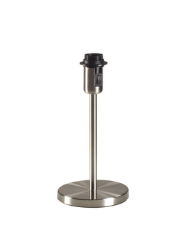 Lampa stołowa ROOMER chrom matowy 1xE27 (abażur zamawiany osobno)