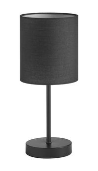 Lampa stołowa SET czarny  1xE27 abażur czarny