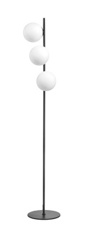 Lampa podłogowa RONDO czarny mat 3xE27 15cm