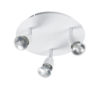 Lampa sufitowa ECCO 3xGU10 biały