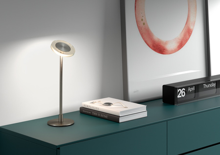 Lampa stołowa ONIX nikiel mat LED 6W 3000K