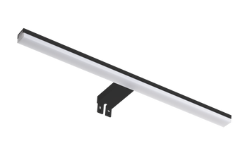 Lampa łazienkowa TIWALL KIT (uchwyt lustro/ściana/szafka) czarny mat LED 16W 600mm 4000K IP44