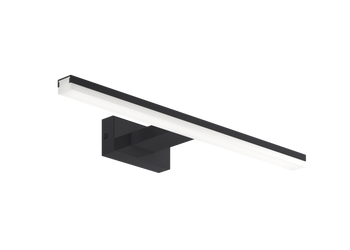 Lampa łazienkowa TIWALL czarny mat LED 12W 450mm 3000K IP44