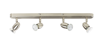 Lampa sufitowa OUVI 4xGU10 chrom matowy