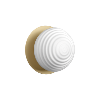 Lampa ścienna CIAO mosiądz mat 1XE27 Ø18