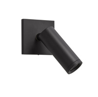 Lampa ścienna podtynkowa ASIA czarny mat LED 3W 60x60mm 3000K