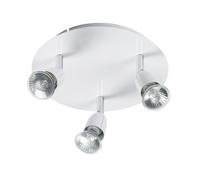 Lampa sufitowa ECCO 3xGU10 biały