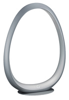 Lampa stołowa RING srebrny LED 2.4W 4000K włącznik dotykowy, ściemnianie 3 tryby, akumulatorowa przenośna