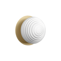 Lampa ścienna CIAO mosiądz mat 1XE27 Ø18